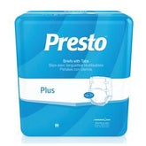 Presto® Breathable Brief, Value Plus Absorbency, XL 58"-64" – Beige, Refastenable Tabs